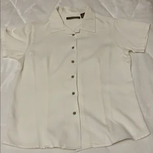 NWOT Cubavera short sleeve button down